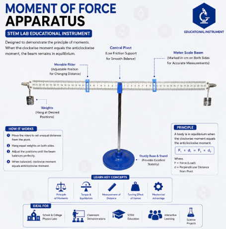 Moment of Force Apparatus  STEM Lab