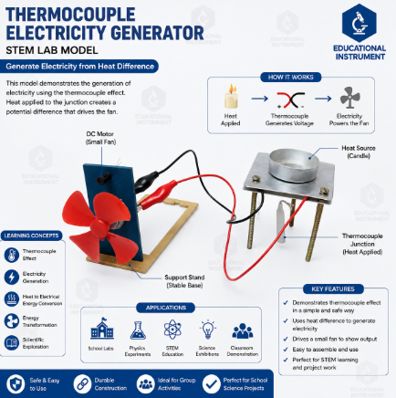 Thermocouple Electricity Generator STEM Lab