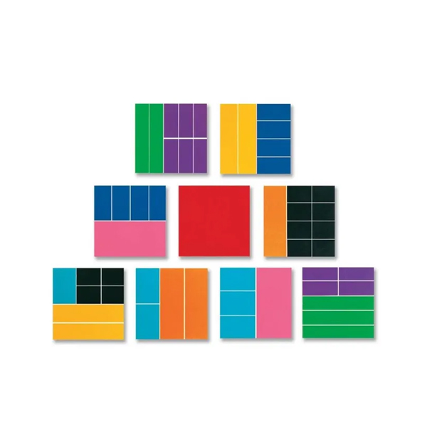 Rainbow Fraction Squares
