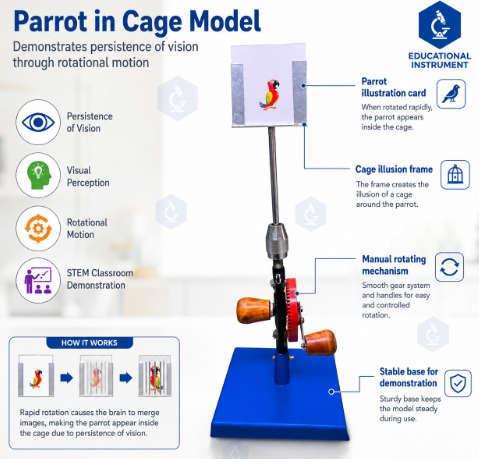 Parrot in Cage Model STEM Lab