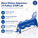 Wave Motion Apparatus (24 Pulleys) STEM Lab